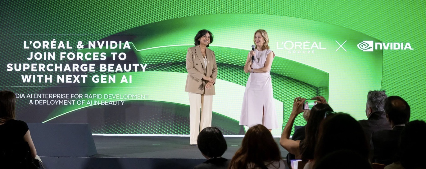 L'Oreal new partnership with Nvidia